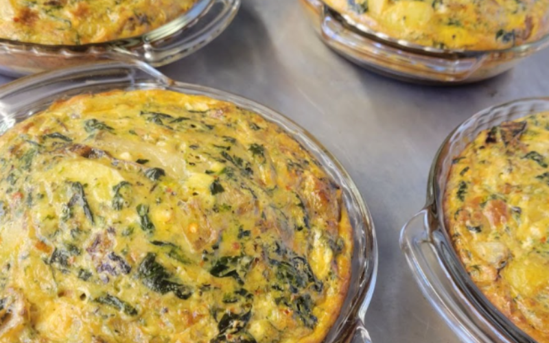 Spanish omelette or Spanish tortilla is a traditional dish from Spain. Celebrated as a national dish by Spaniards, it is an essential part of the Spanish cuisine. It is an omelette made with eggs and potatoes, optionally including onion. It is often served at room temperature as a tapa.