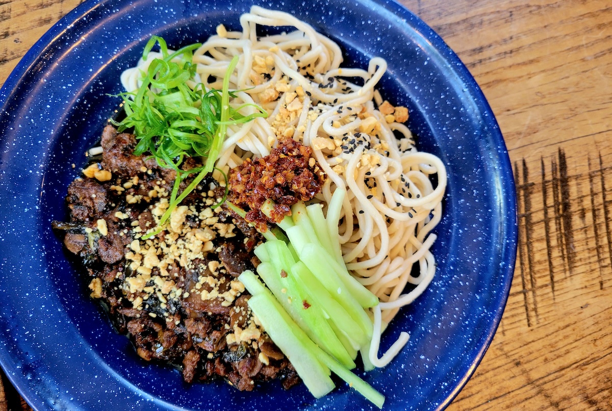 dan dan noodles at olive and finch