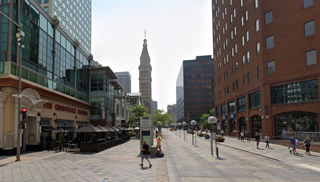 16th & larimer June 2021 The before shot of 16th Street Mall. | Photo by City & County of Denver