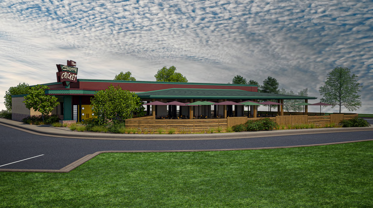 Cherry Cricket Broomfield Rendering Rendering of the new Cherry Cricket, set to open in 2025 in Broomfield.