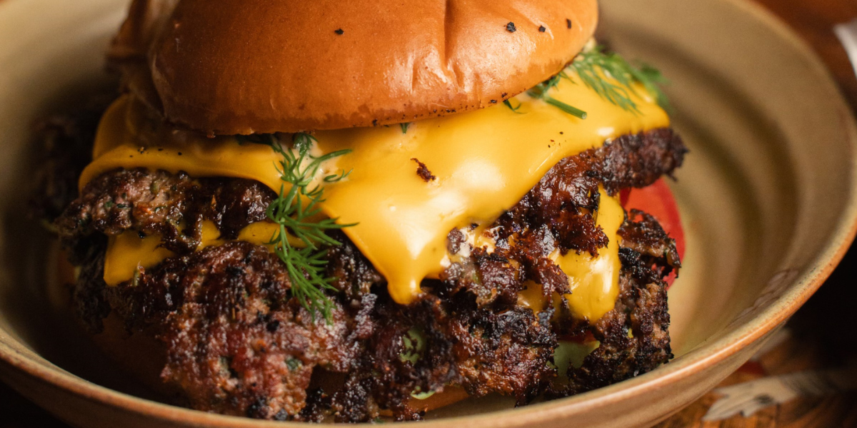 The lamb smash burger at Samosa Shop is off the hook. | Photo by Dave Hadley