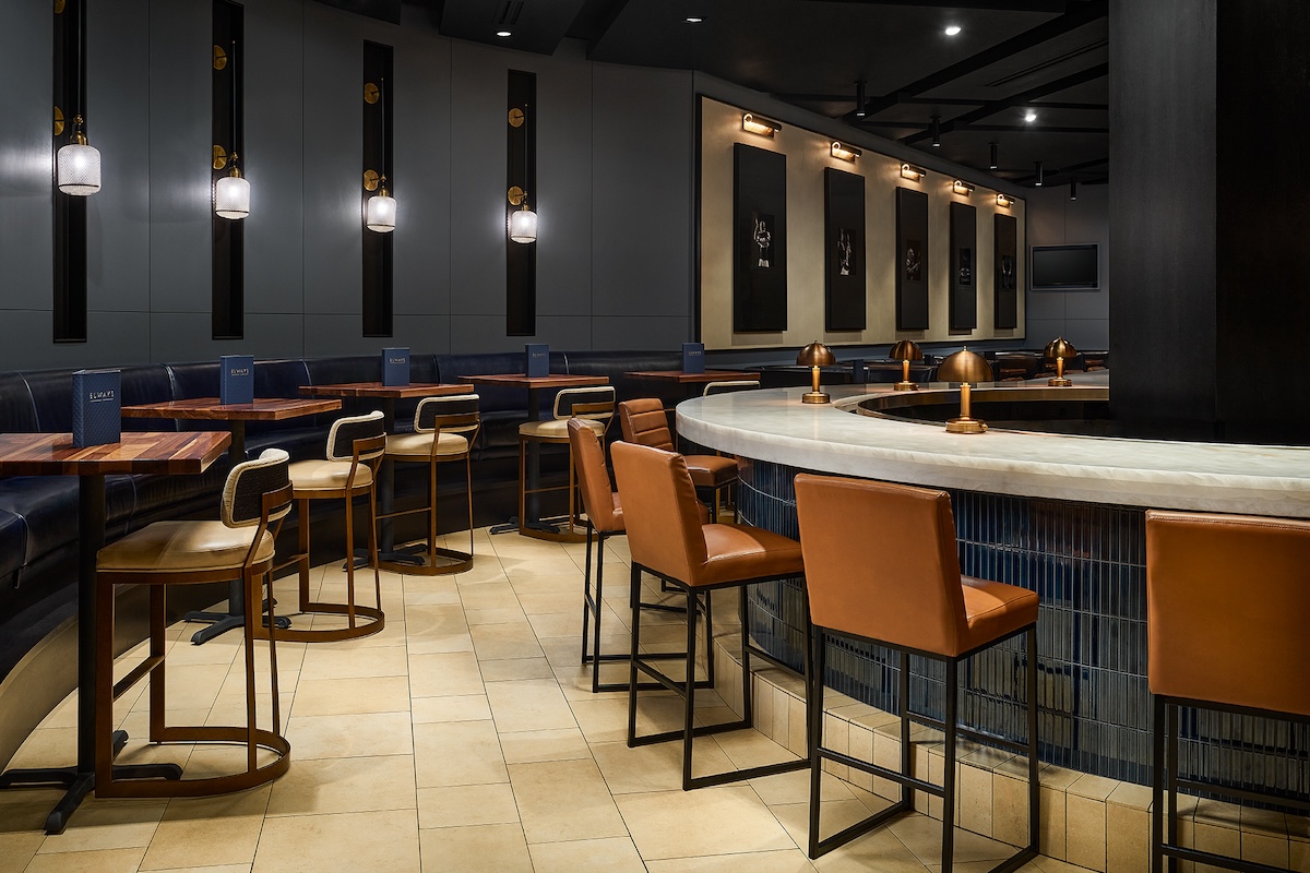 Copy of TheRitzCarlton-Denver-Restaurant-Elways-FrontBar-Hightops-Web Bar seating at Elway's Downtown. | Photo by The Ritz-Carlton