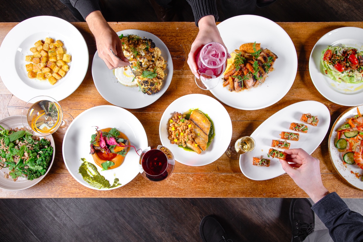 Guard and Grace Full Spread 3 CREDIT Jason Sinn Photography A spread of dishes at Guard and Grace. | Photo by TAG Resturant Group