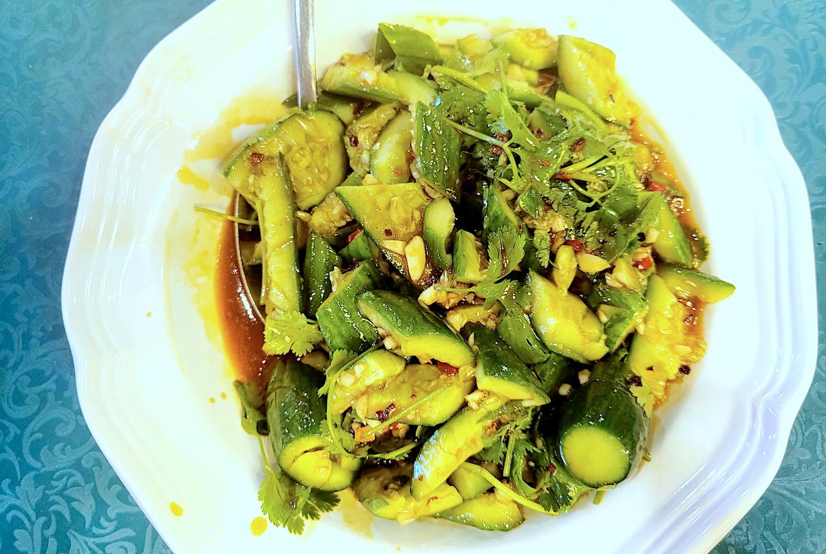 cucumber_salad_bistro_king_by_covington Bistro King's super spicy but fresh cucumber salad. | Photo by Linnea Covington
