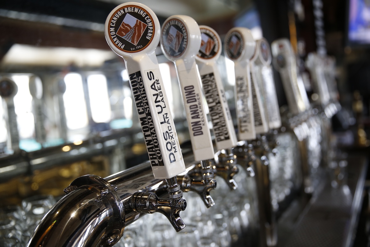 Phantom Canyon is a three story brewery housed in a historic building in downtown Colorado Springs. | Photo by Marc Piscotty