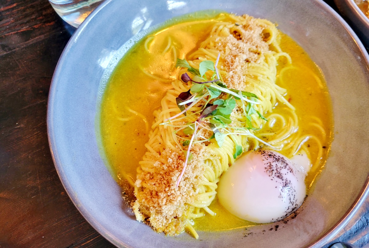 spuntino_pasta Capellini Aglio e Olio at Spuntino. | Photo by Linnea Covington