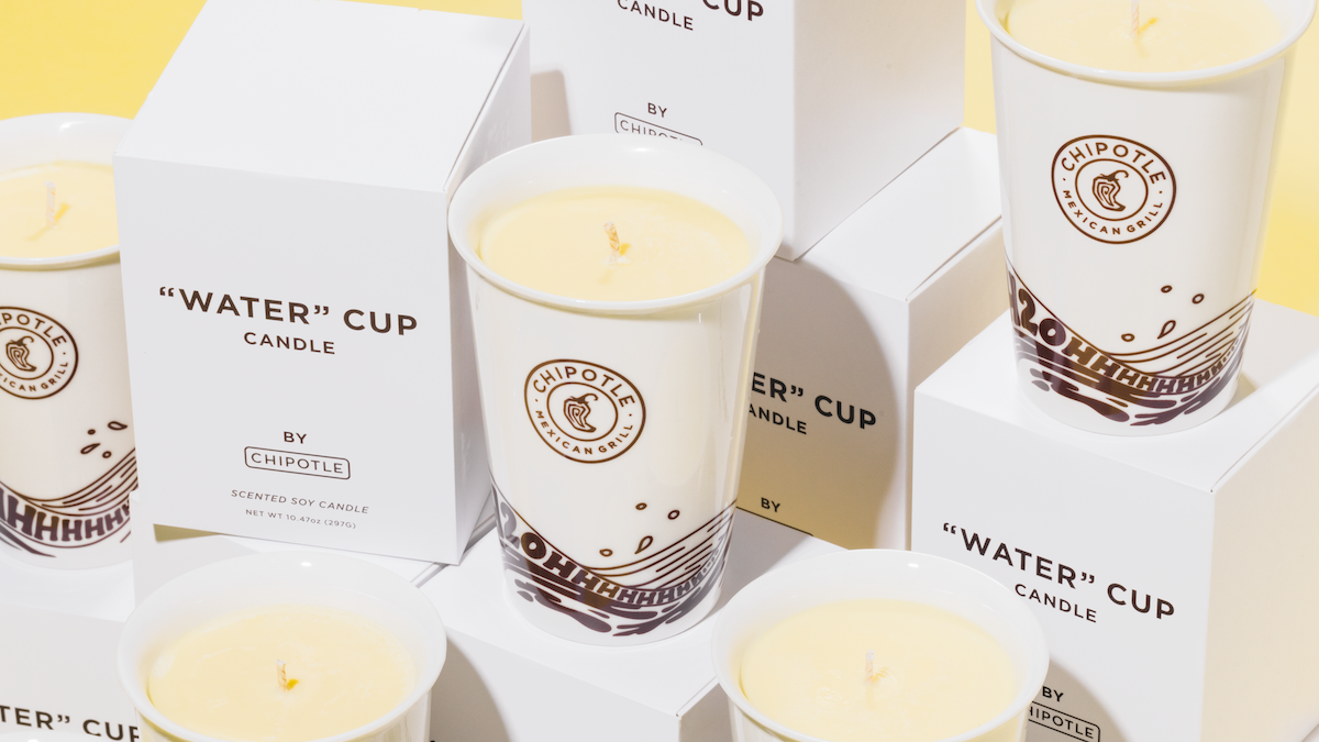 CMG_LemonadeCandle_PR-ASSET_3-10557 Gift a Chipotle lemonade candle to that fan this holiday season. | Photo by Chipotle