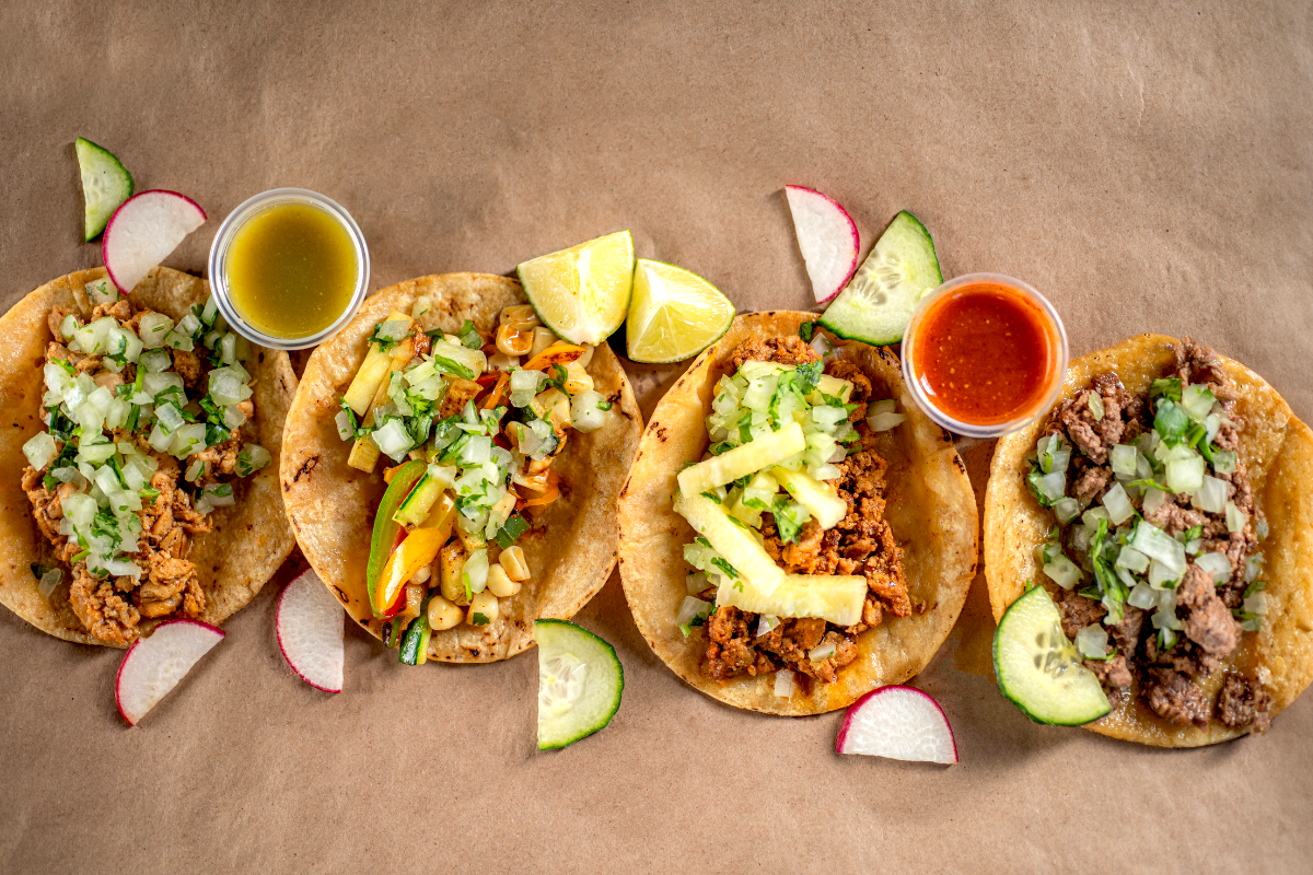 Taco variety platter. | Photo by Taco Bron