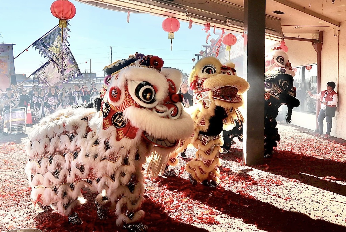 Credit Far East Center Lion Dancers Lion dancers for Lunar New Year. | Photo by Far East Center