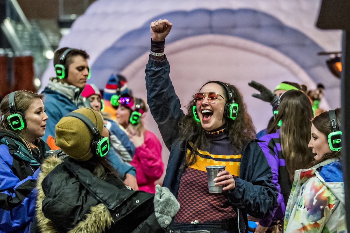 McGregor Apres JAN Tap into winter with an epic ice skating silent disco. | Photo by McGregor Square