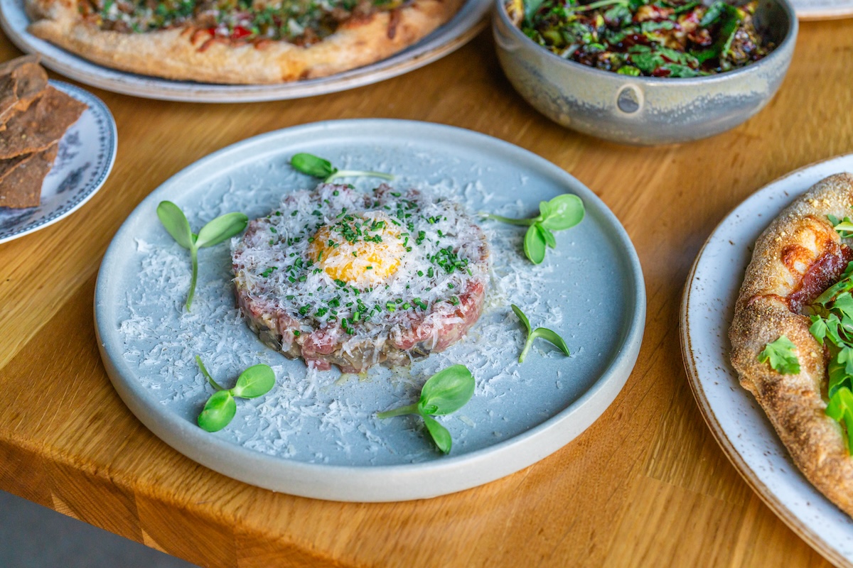 The_Greenwich_King Mountain Wagyu Tartare 1_240927 King Mountain wagyu tartare. | Photo by The Greenwich