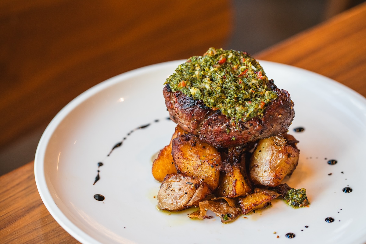 Steak at Apple Blossom in the hotel. | Photo by Casey Wilson