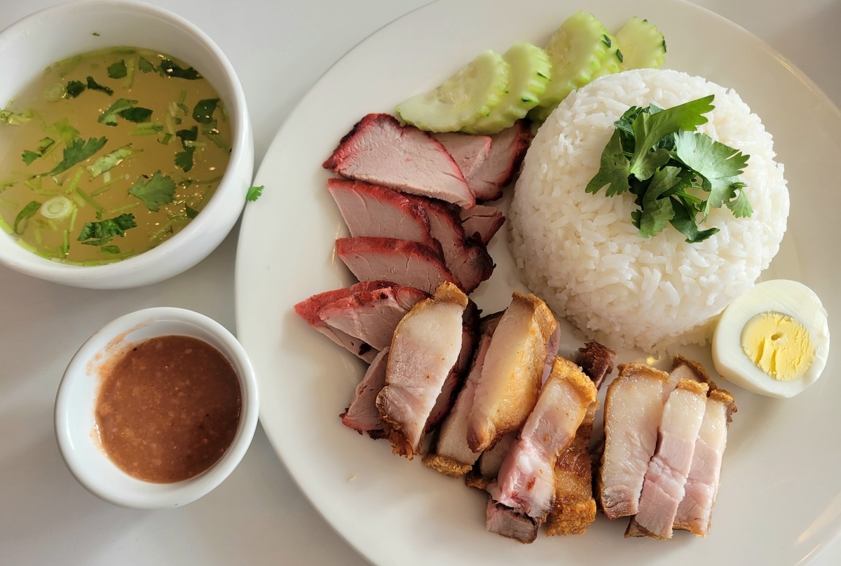 Khow Moo Dang at Real Thai Mile High in Aurora. | Photo by Linnea Covington