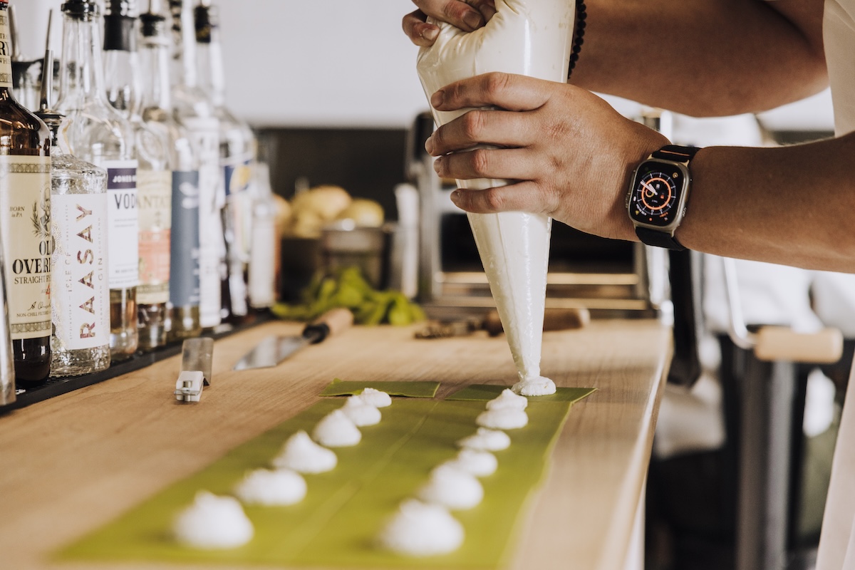 Chef Pete McTiernan making pasta. | Photo by Luke Gottlieb