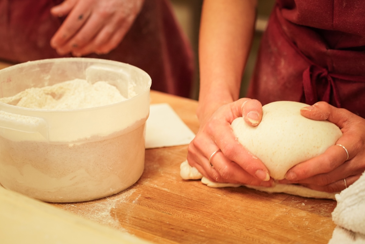 Making sourdough at Rebel Bread. | Photo by Rebel Bread