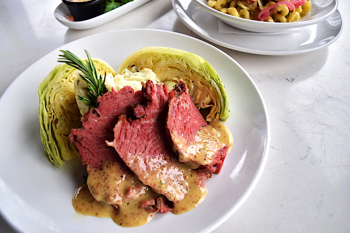 Corned beef and cabbage grows up this St. Patrick's Day. | Photo by Thirsty Lion Gastropub