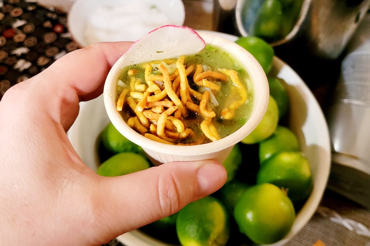 Bowl of 'Zole has tons of mini samples of pozole. | Photo by Linnea Covington