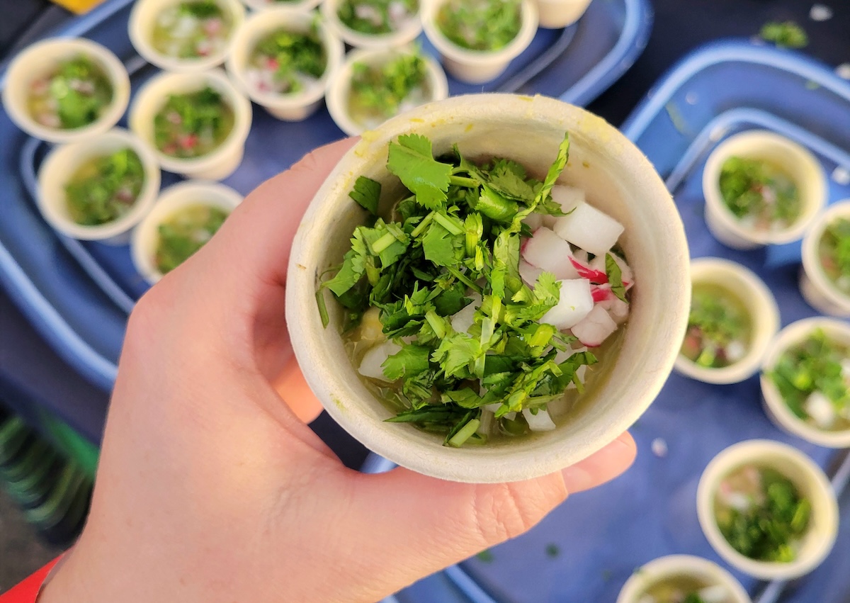 Bowl of 'Zole has tons of mini samples of pozole. | Photo by Linnea Covington