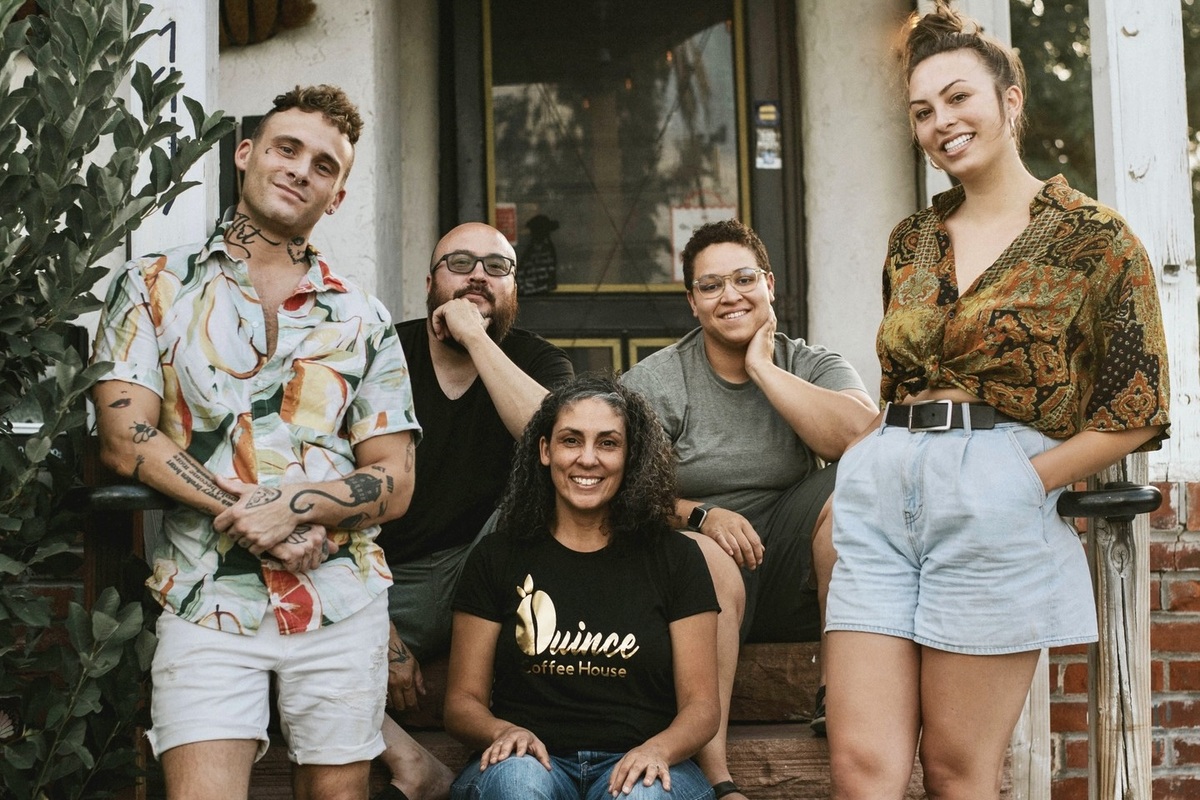 Quince_Coffee_House_Staff Quince Coffee House is LGBTQ+, BIPOC, and veteran-owned. | Photo by Quince Coffee House