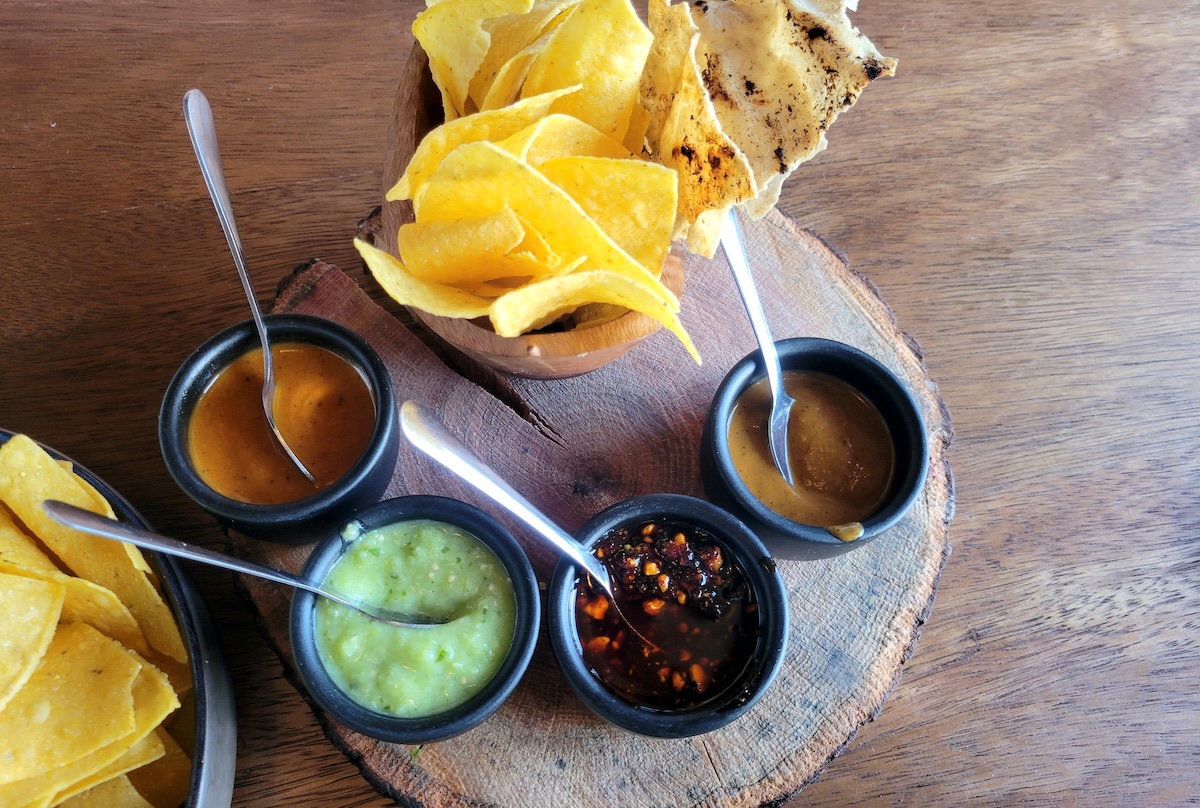 Don't skip the chips with salsas at Tamayo in Larimer Square. | Photo by Linnea Covington