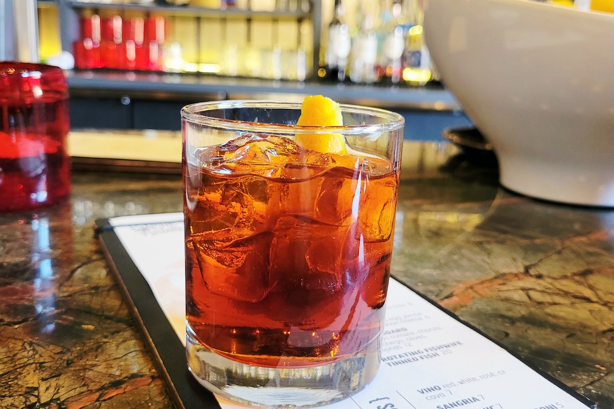 The happy hour Negroni is smaller, but only $5. | Photo by Linnea Covington