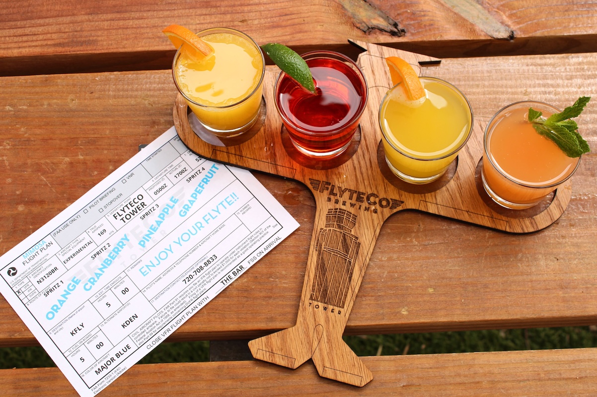 Grab a mimosa flight at Flyte Co. Tower in Central Park. | Photo by Flyte Co. Tower