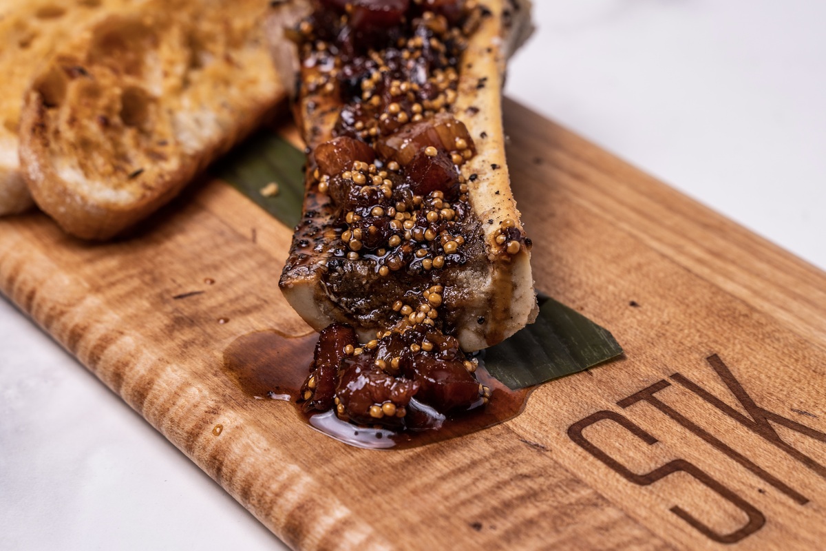 STK_Steakhouse_Masami_Ranch_Bone_Marrow Masami Ranch bone marrow, part of the Wagyu Sampler special | Photo by STK Steakhouse