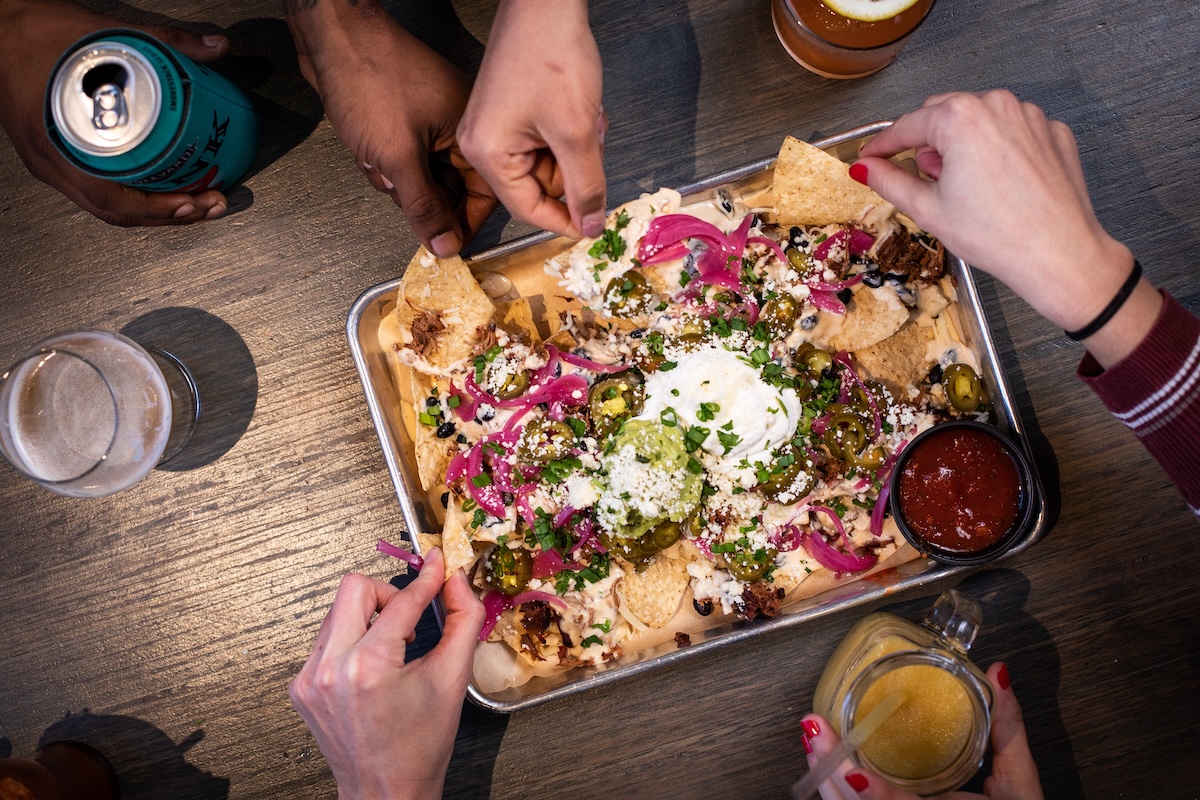 Smok Brisket Nachos Crowd 2 Brisket nachos at SMOK in The Source. | Photo by SMOK