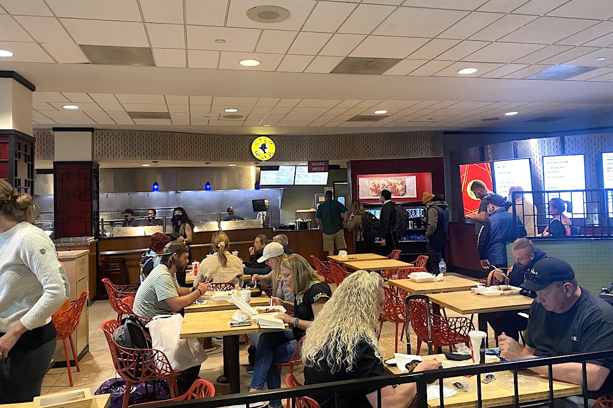 city_wok_airport City Wok in the airport delivers fast-food style Chinese. | Photo by Denver International Airport