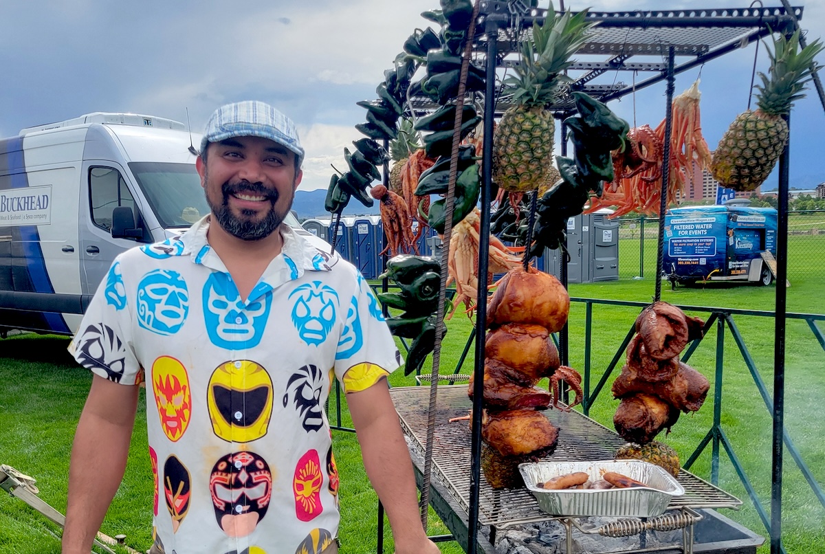 oscar_top_taco_2025_by_covington Chef Oscar Padilla is a Top Taco staple and always comes with the most beautiful meat display. | Photo by Linnea Covington