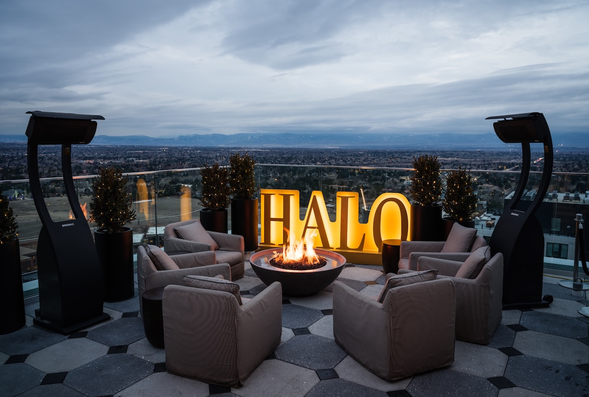 seating_halo_kimpton_claret Halo at the Kimpton Claret in Denver has a fantastic 180-degree view. | Photo by Kimpton Claret