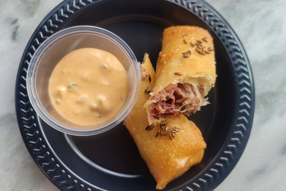 yumcha_reuben_eggroll_denver_milk_market_by_covington YumCha's Rueben spring roll, available at the end of the month at Denver Milk Market. | Photo by Linnea Covington