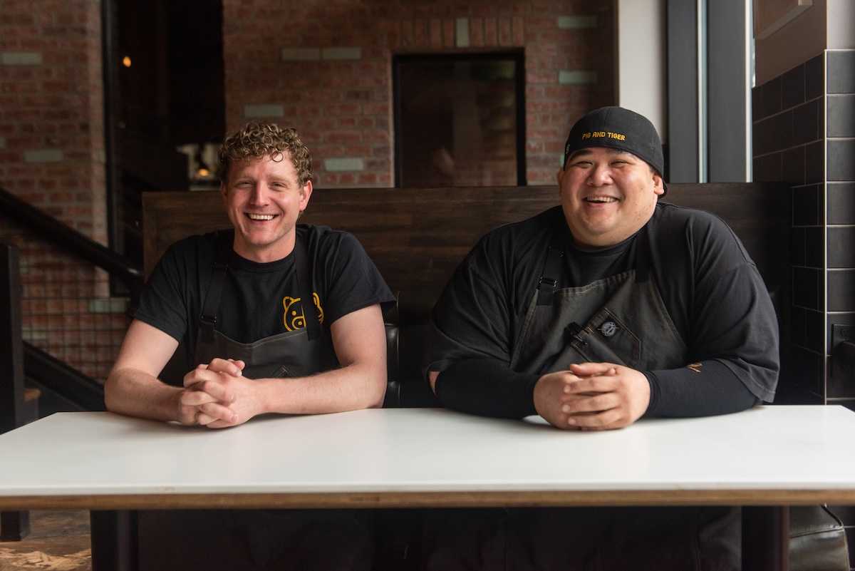 Chefs Travis Masar and Darren Chang of Pig and Tiger | Boulder CO Chefs Travis Masar and Darren Chang of Pig and Tiger. | Photo by Will Blunt