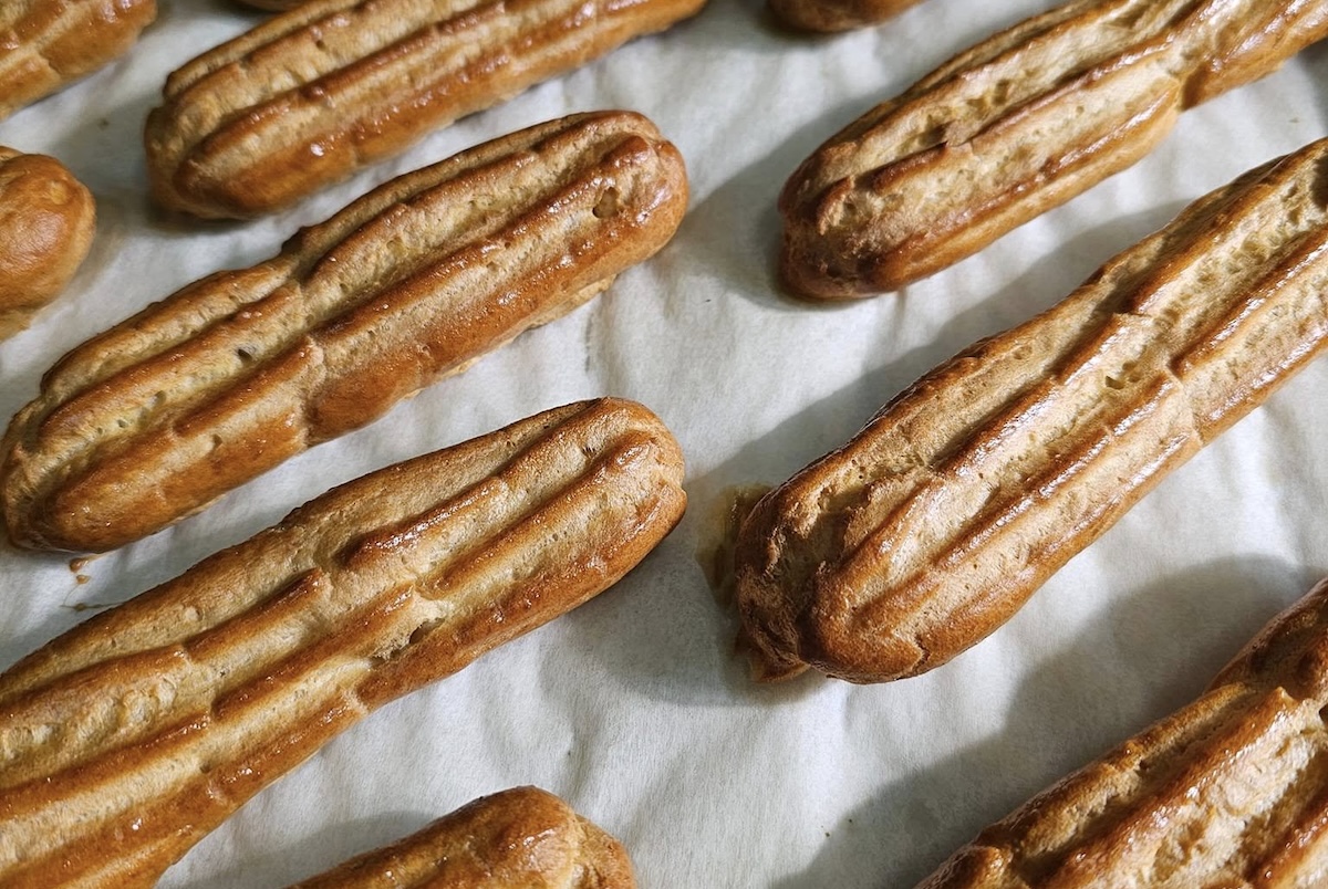 Katherines French Bakery Café Eclair's for days. | Photo by Katherine’s French Bakery & Café