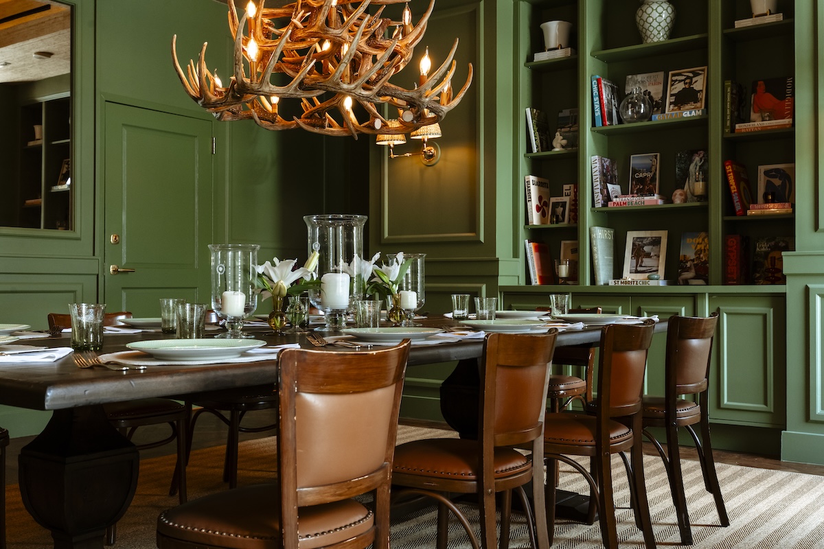 Le Bilboquet_the_library_by_Lucy Beaugard The Library, one of the private dining rooms in Le Bilboquet. | Photo by Lucy Beaugard