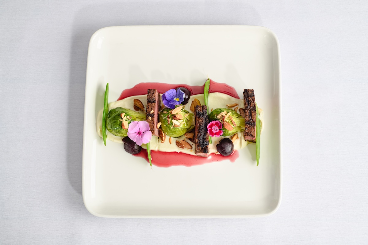 The peppermint elk dish at Evoke 1923. | Evoke 1923