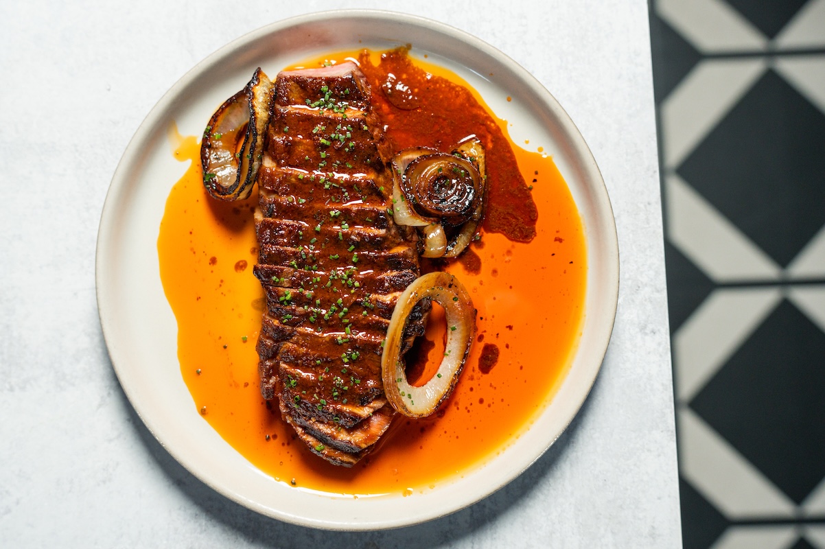 The Prime NY Strip at the soon-to-open BearLeek in RiNo. | Photo by Jeff Fierberg