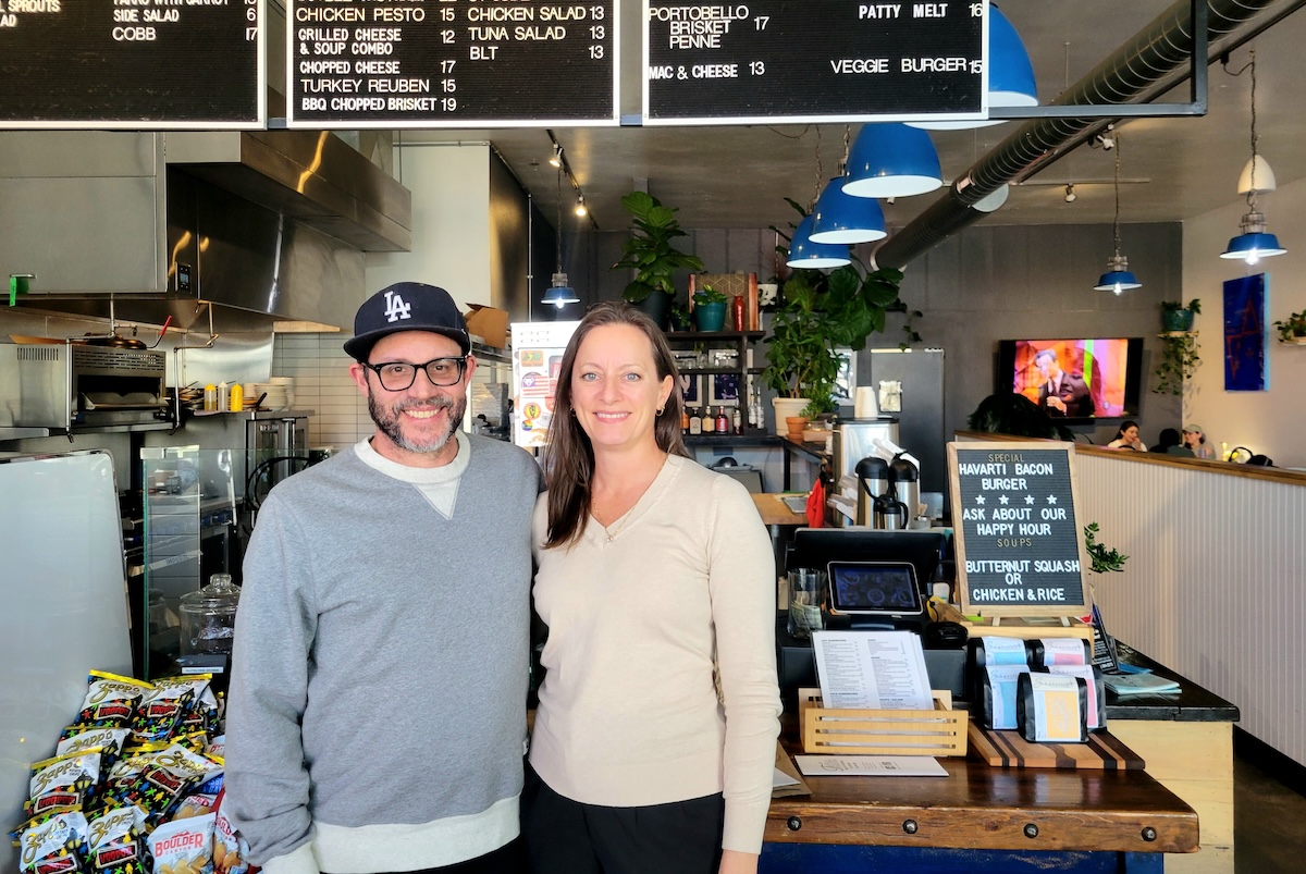 Tessa_Delicatessen_by_Linnea_Covington_Howards Vincent and Jessica Howard, owners of Tessa Delicatessen on East Colfax. | Photo by Linnea Covington