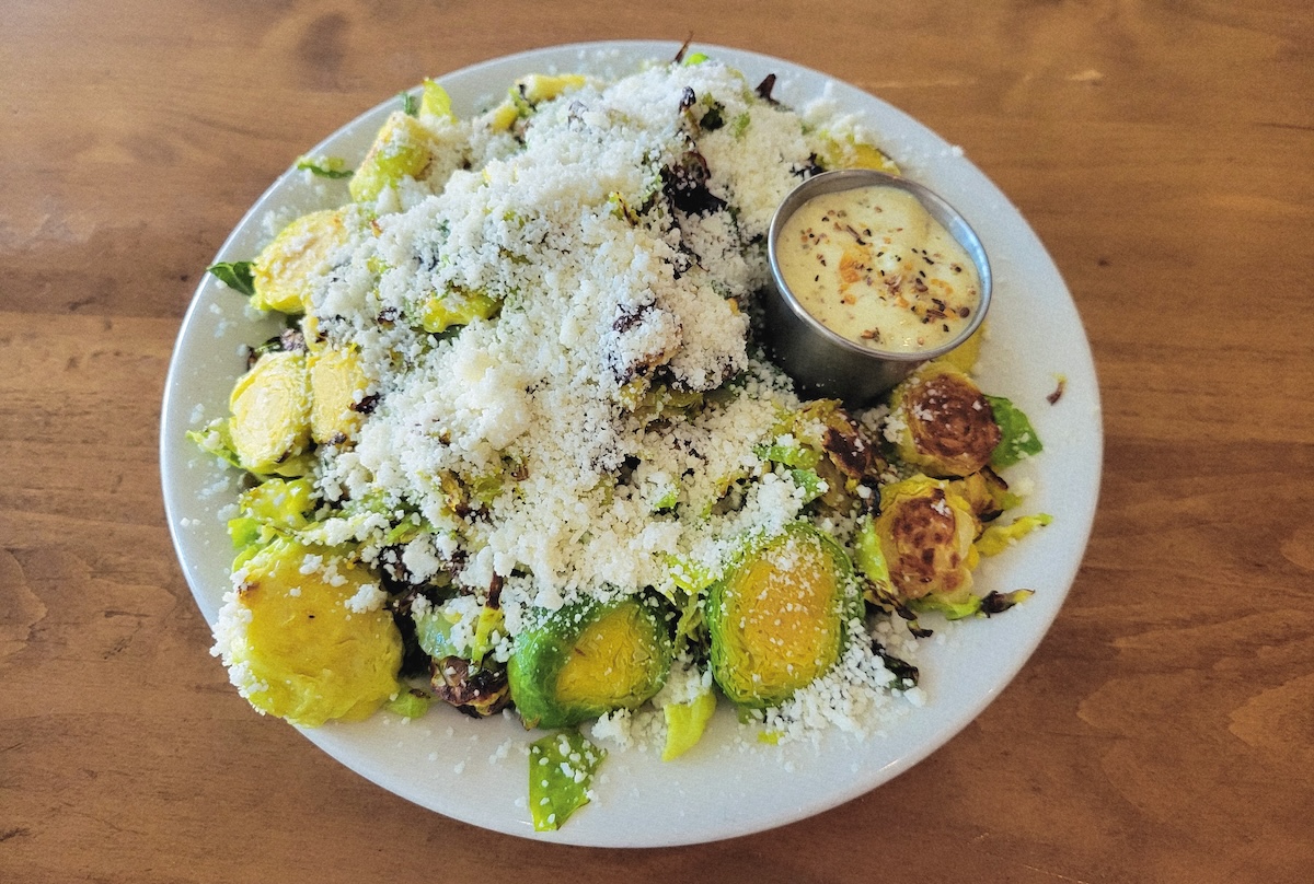 Tessa_Delicatessen_by_Linnea_Covington_brussels_salad The Roasted Brussels with Cotija from Tessa Delicatessen. | Photo by Linnea Covington