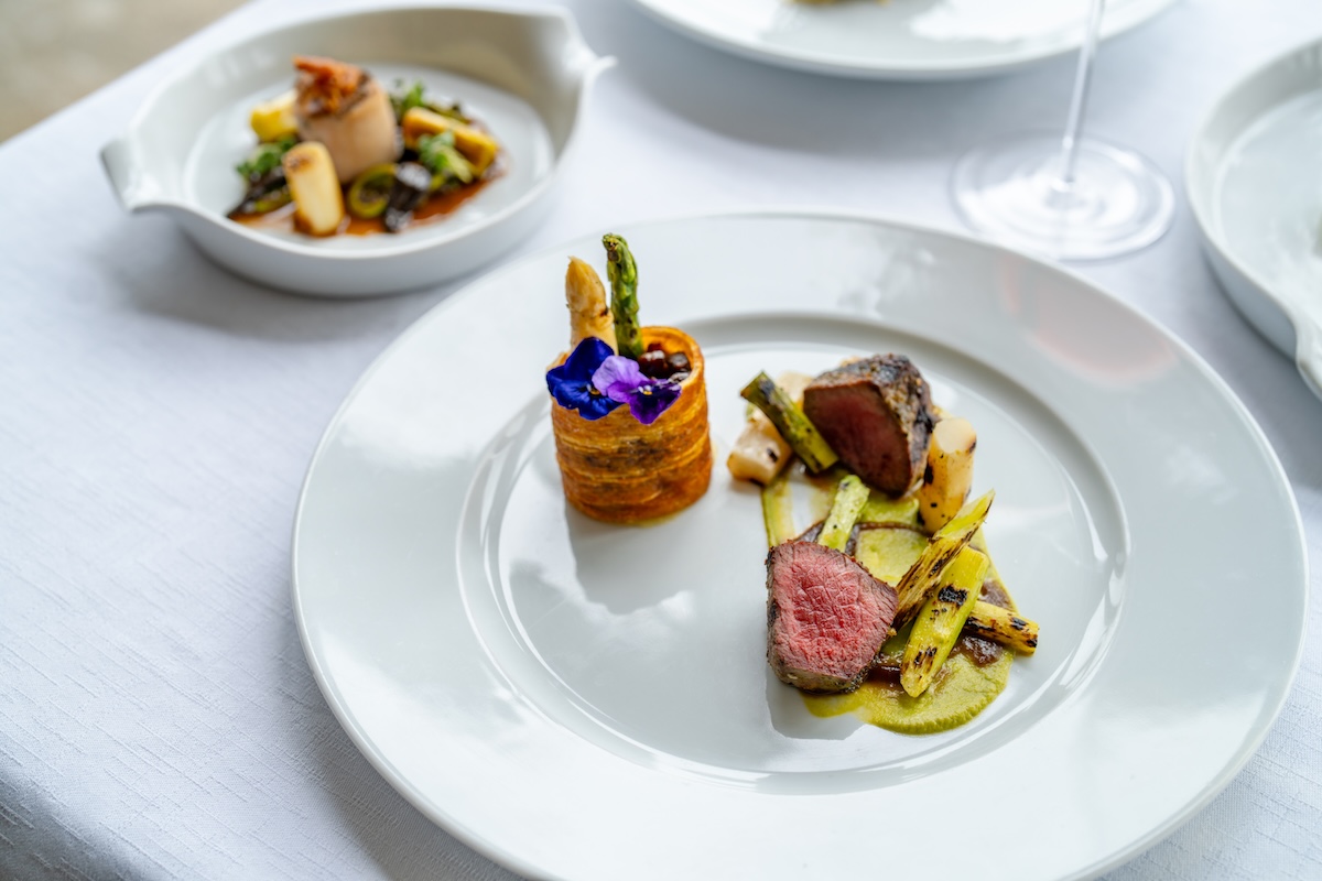 Texas Venison Loinflagstaff_house_by_beyond_the_apron_media The Texas Venison Loin at Flagstaff House. | Photo by Beyond the Apron Media