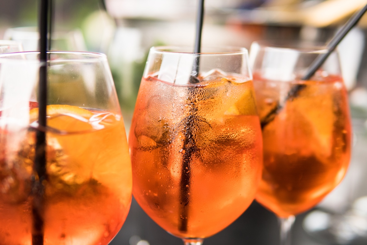 The Aperol Spritz is a perfect brunch cocktail, especially when bottomless. 