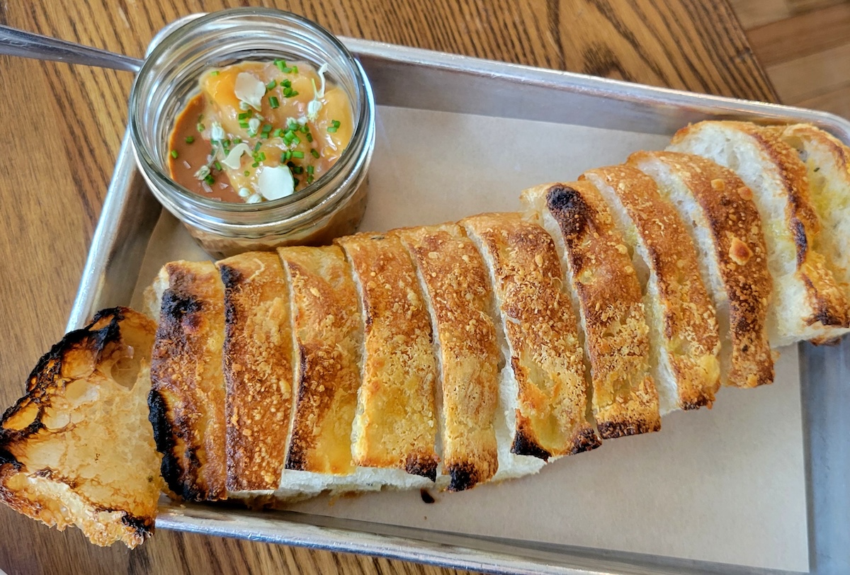 chicken_liver_mousse_cart_driver-by_covington The chicken liver mousse is on happy hour special. | Photo by Linnea Covington