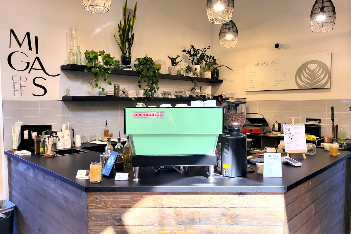 Migas Coffee inside Green Spaces in RiNo. | Photo by Linnea Covington