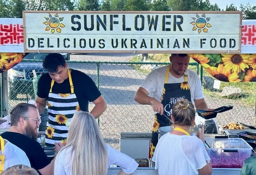 sunflower_seeds_ukrain Sunflower Seeds Ukraine dishing up Ukrainian food. | Photo by Sunflower Seeds Ukraine