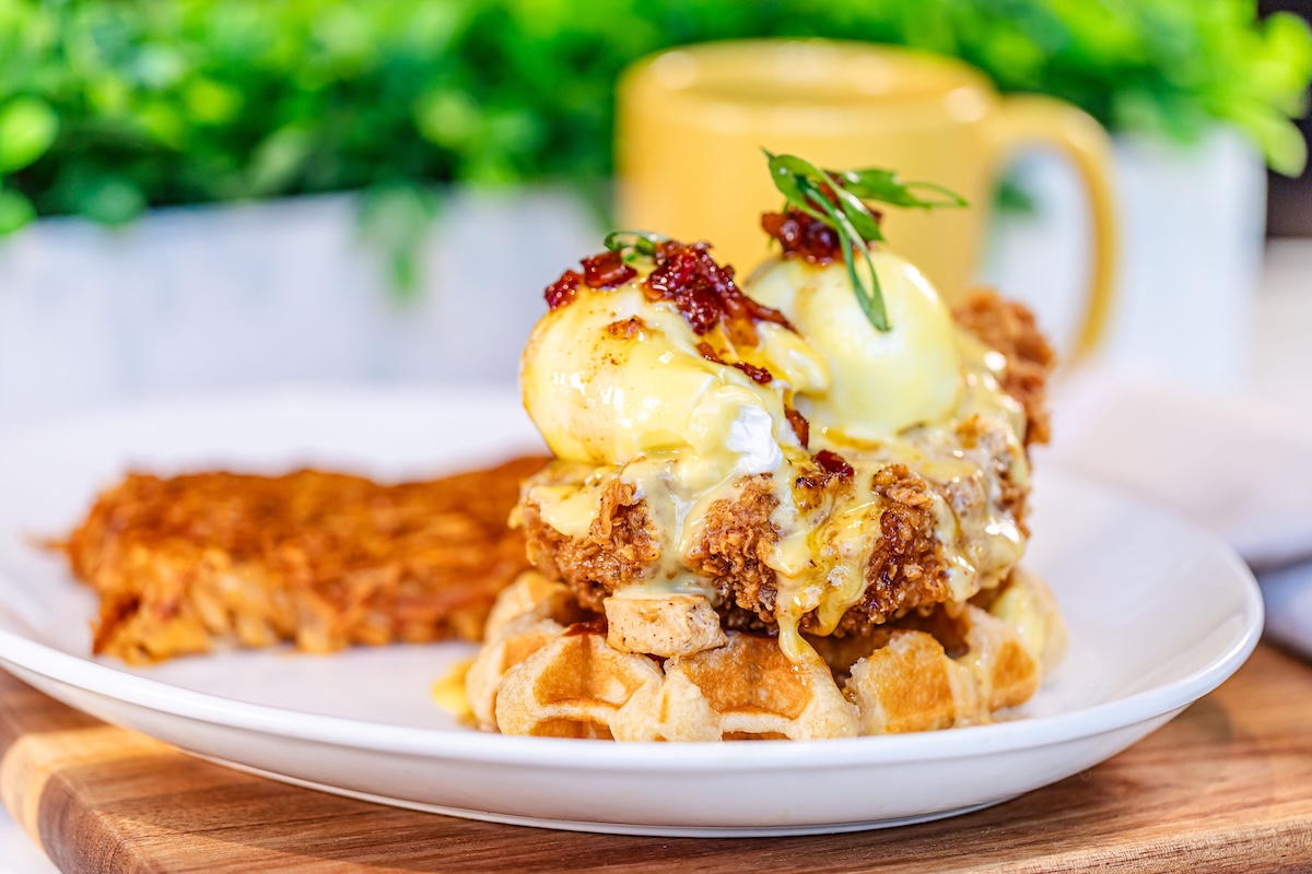 Chicken and waffles are a hit. | Photo by Urban Egg