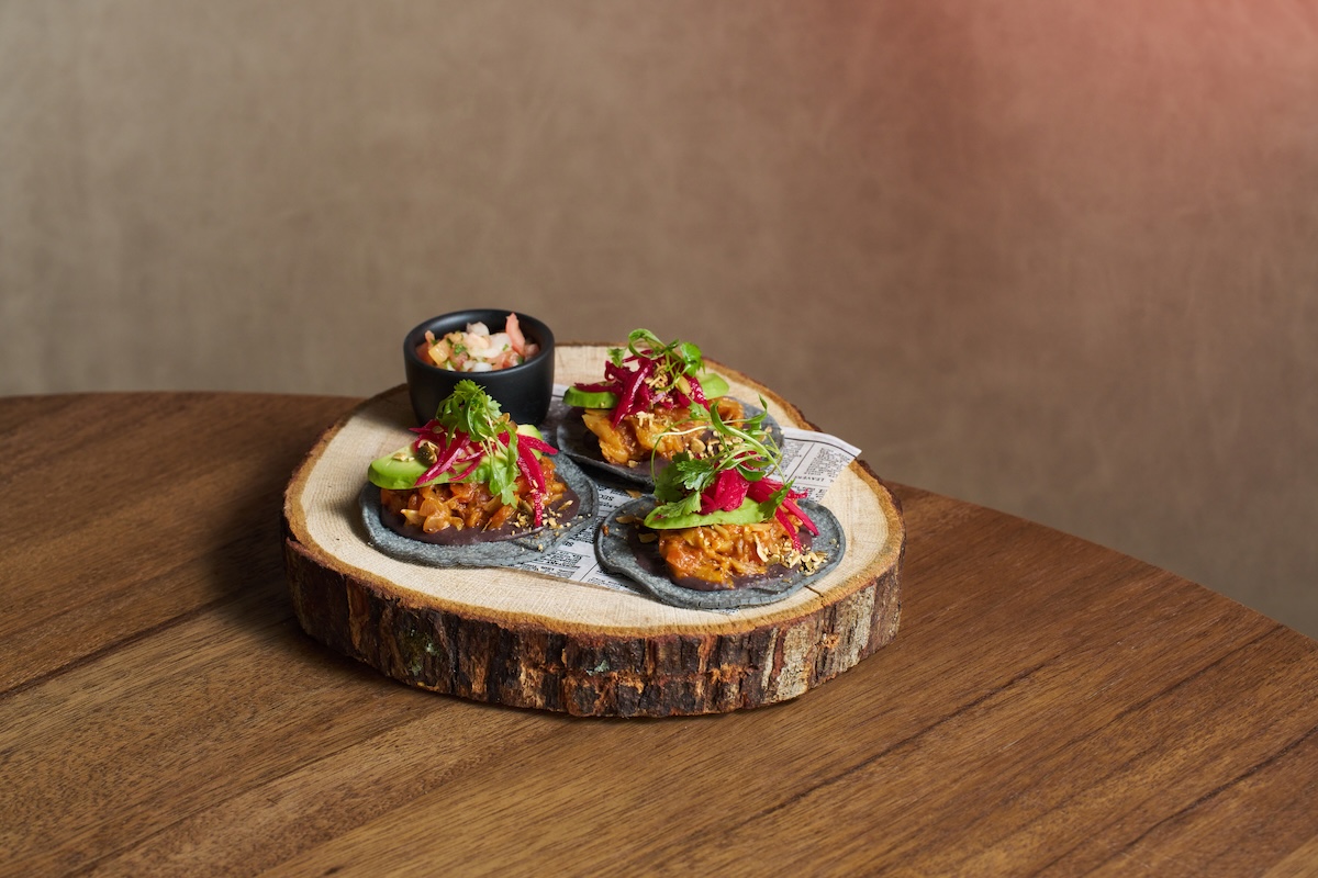 Jackfruit Tinga Tacos_tamayo_by_Richard Sandoval Hopitality Jackfruit Tinga Tacos are new on the Tamayo menu. | Photo by Richard Sandoval Hospitality