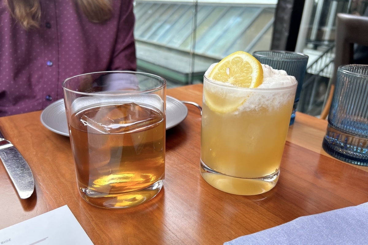 The Lawman (left) and Me So Honey are both whiskey-based | Photo by Abigail Bliss