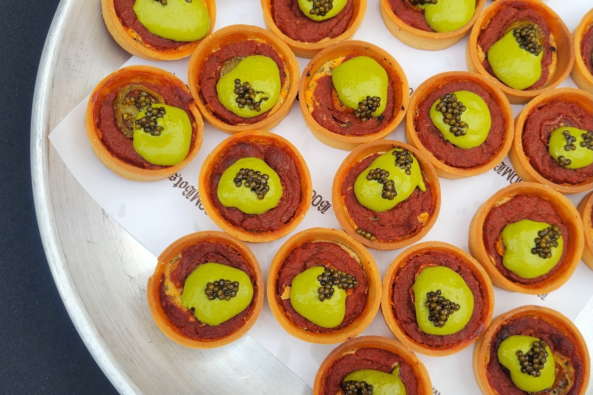 boombots_pasta_tomato_tart_by_covington Tomato Tarts from Boombots Pasta at the Big Eat. | Photo by Linnea Covington