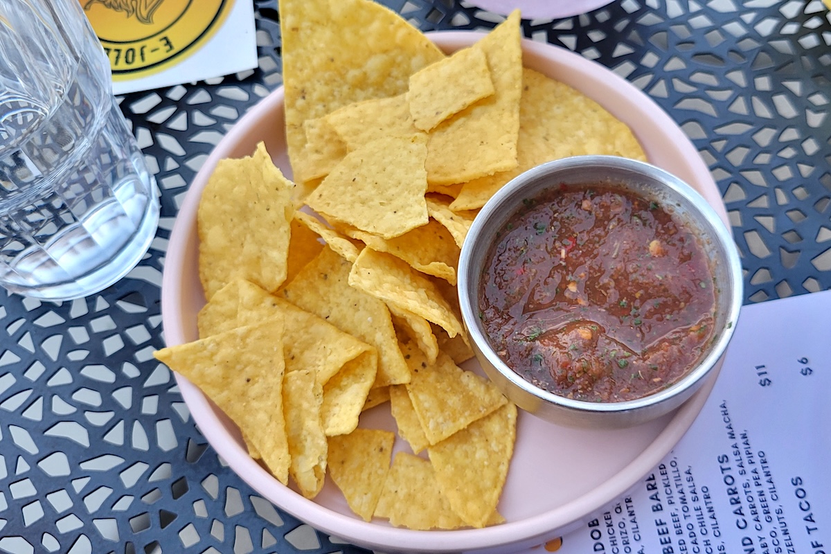 e-jole_salsa_side_pony_by_covington Side Pony serves E-Jole Salsa and it's amazing. | Photo by Linnea Covington