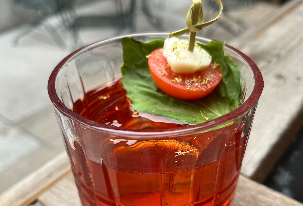 Pair your pizza with the Pizza Negroni. | Photo by Little Johnny B's
